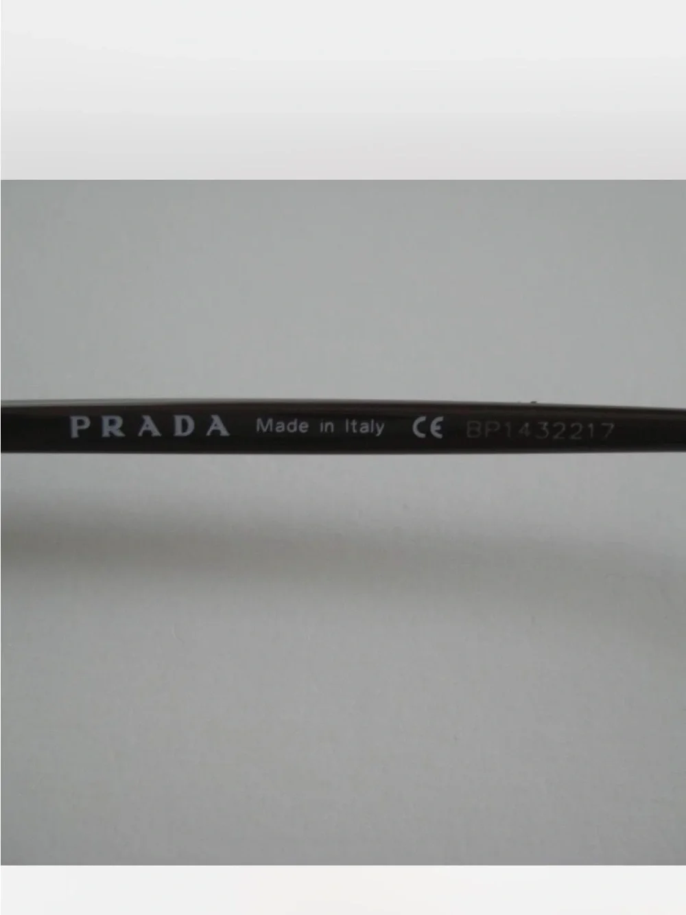 Authentic Prada Rectangular Sunglasses in Dark Brown